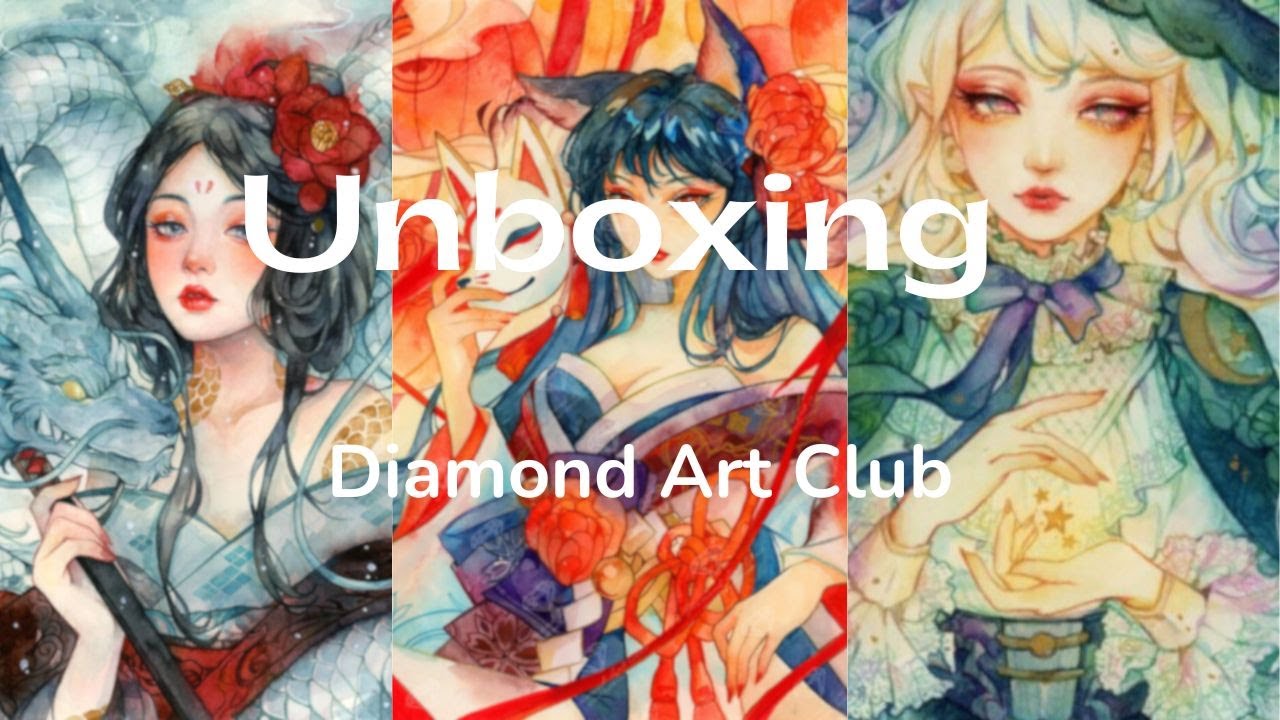 Haul! Unboxing - Diamond Art Club: Satura, Onihime et Dragon Spirit de Margaret Morales