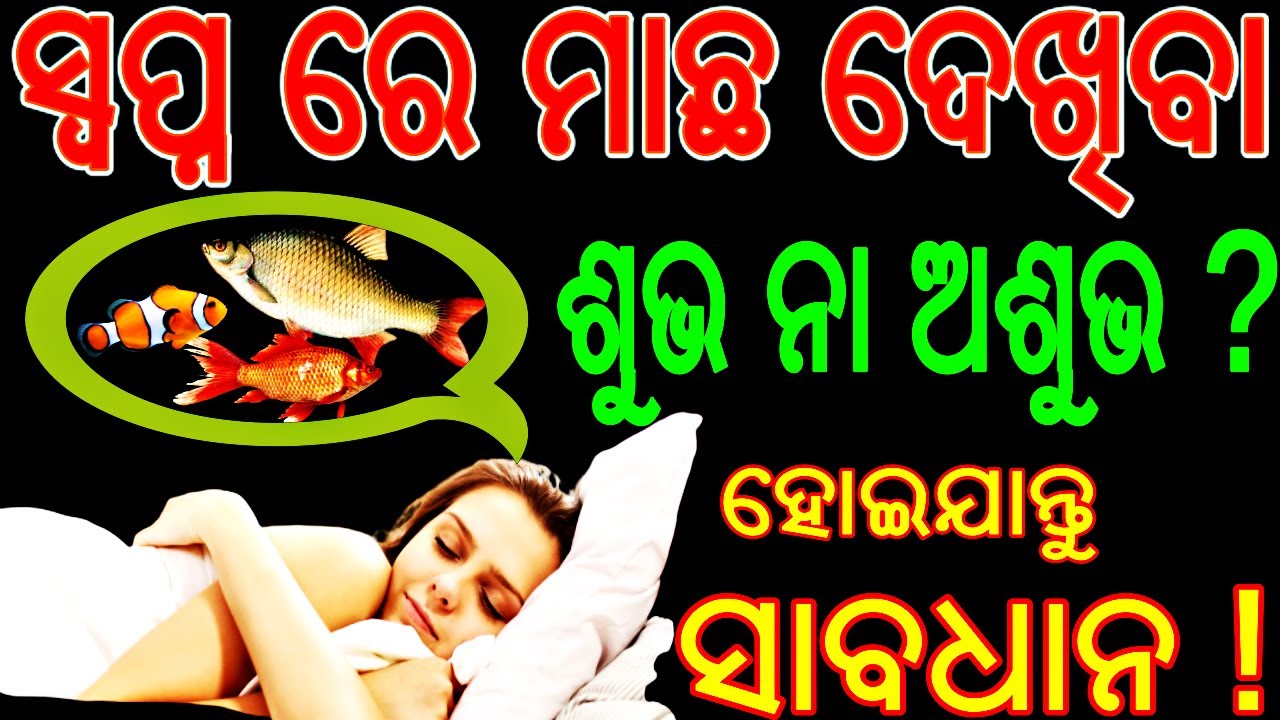 ସପ୍ନ ରେ ମାଛ ଦେଖିବା ଶୁଭ ଅଶୁଭ||sapna subha asubha sanketa odia|| machha swapna odia ||ajira anuchinta