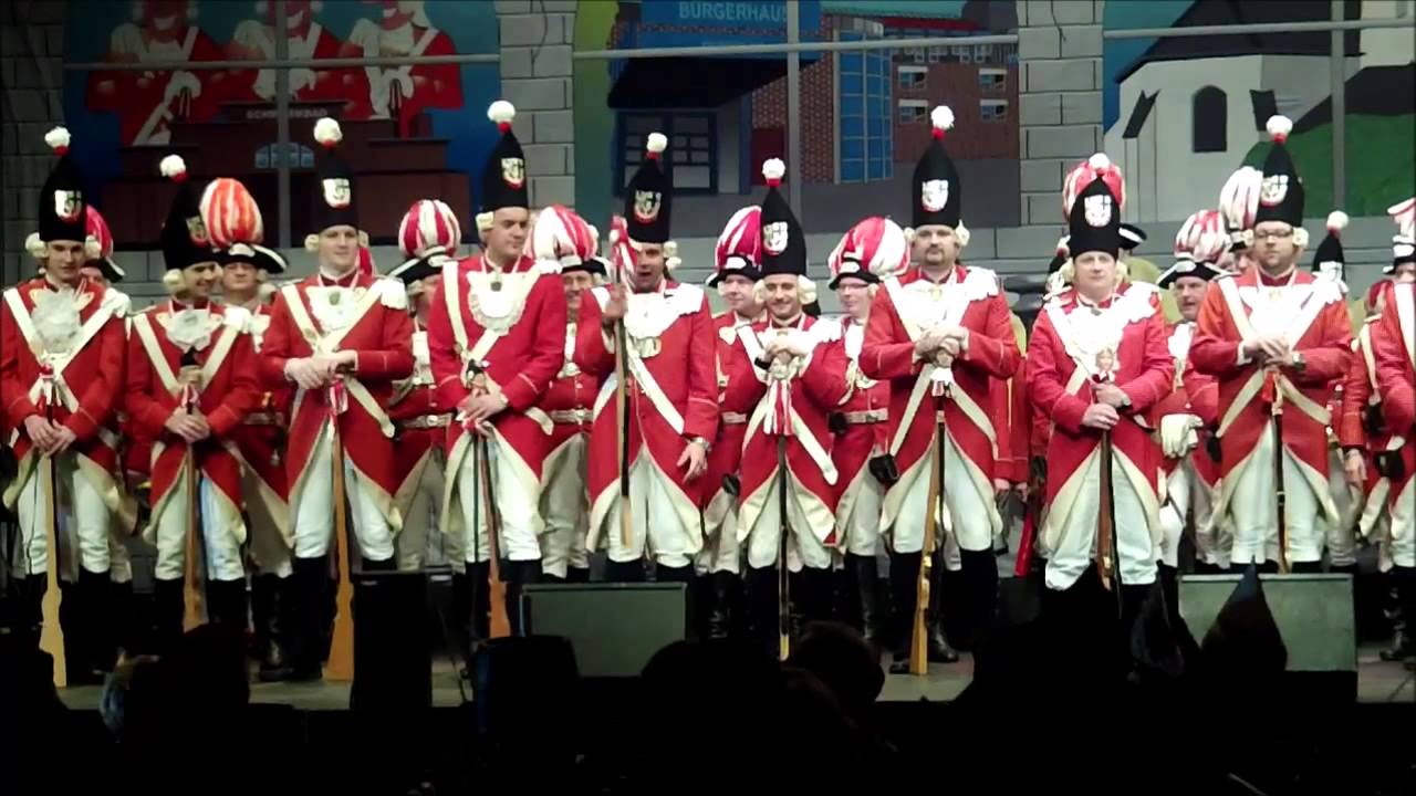 Auftritt der Prinzengarde Rot-Weiss Hürth 2015