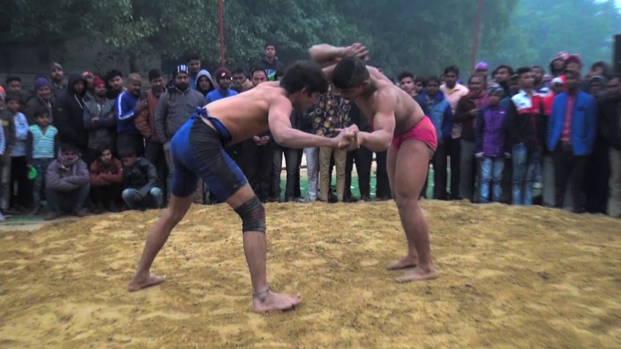 Rahil Pahalwan guru Jasram - At Chakravarti Samrat Ashok akhada Dangal, RK Puram