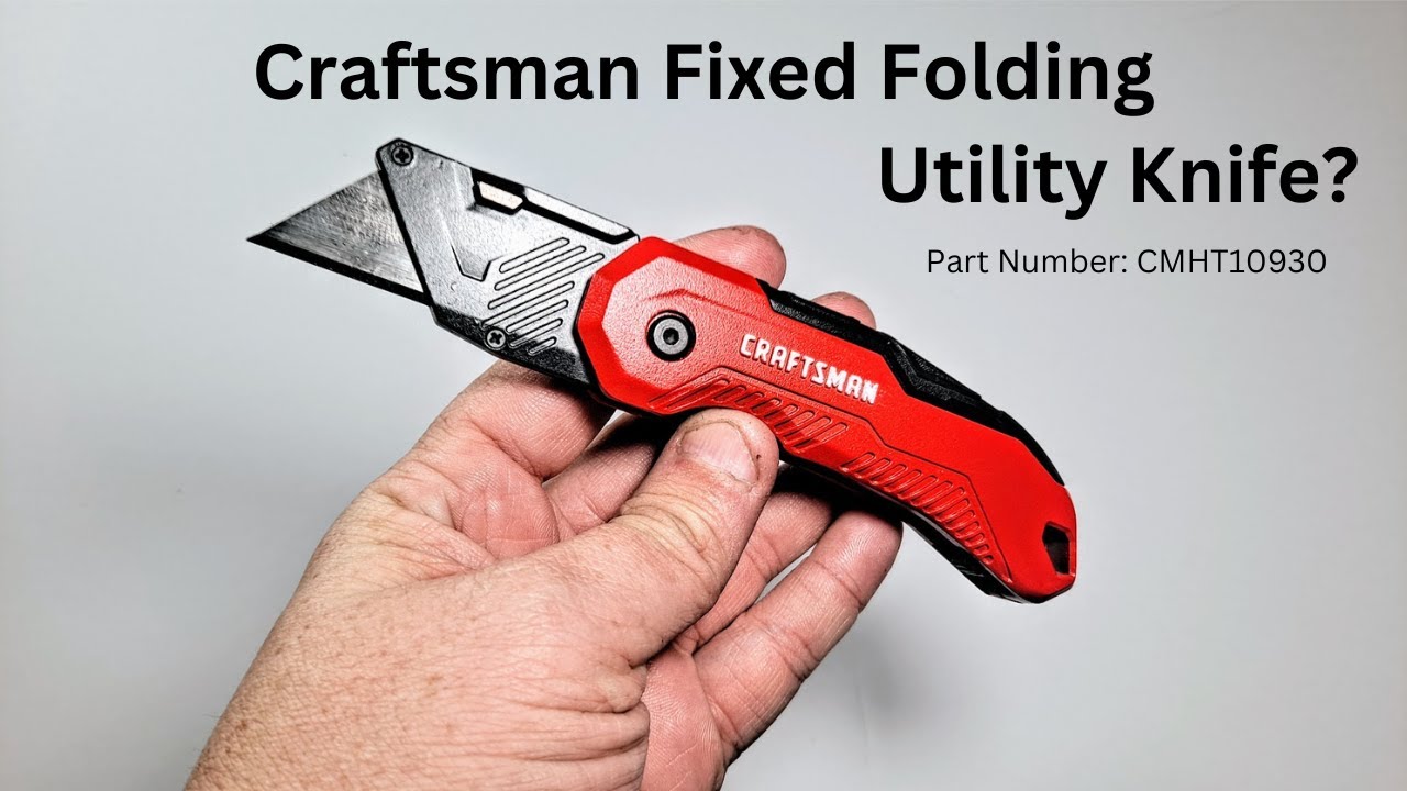 Craftsman Fixed Folding Utility Knife,  How does that work?
