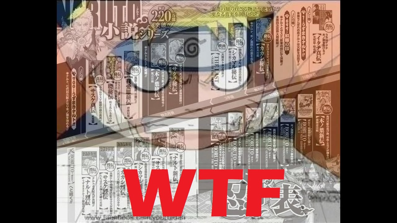 NARUTO / BORUTO Light Novels' Timeline(s) make no sense.