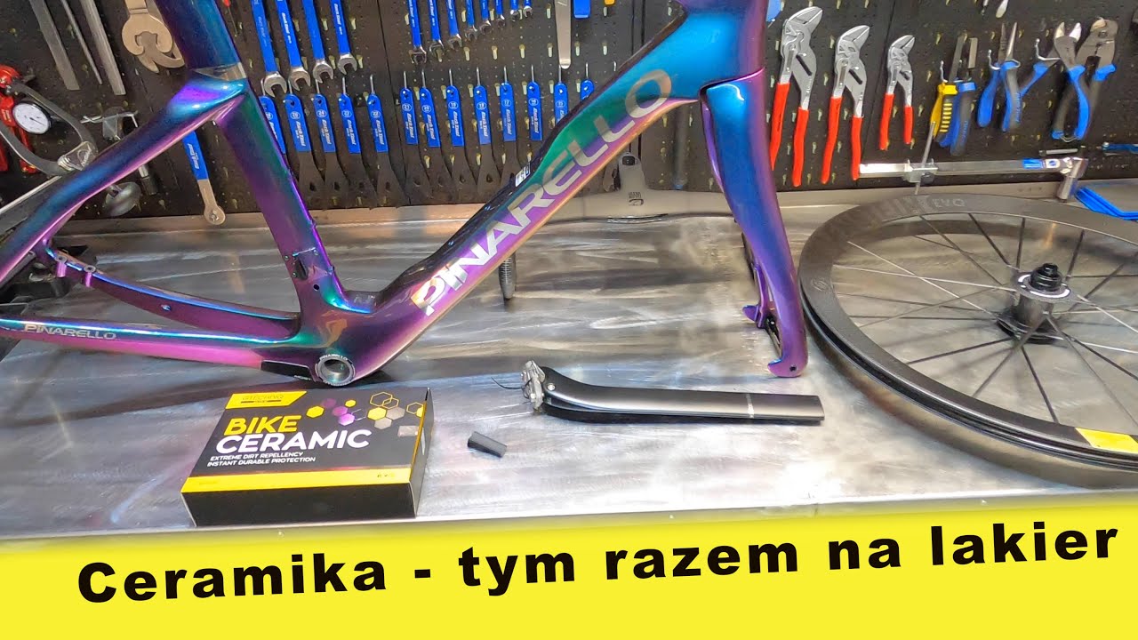 GTechinq Bike Ceramic jak położyć powłokę co jest w zestawie jak wygląda na rowerze czy działa