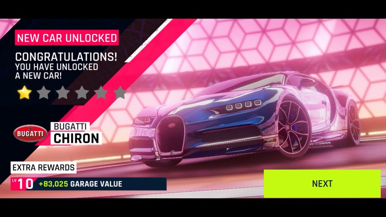 HOW TO UNLOCK THE BUGATTI CHIRON - Asphalt 9 Legends
