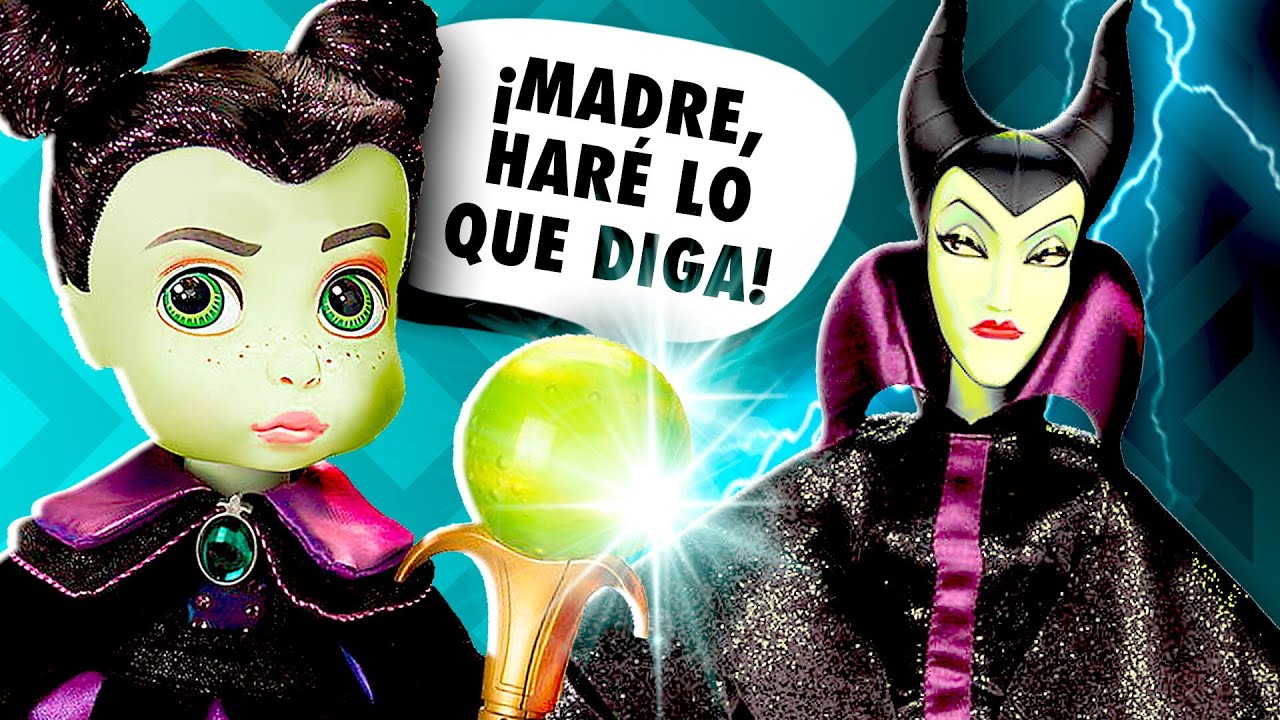 ¡Las princesas Junior son hijas de Malefica! │ Princesas de Disney Muñecas !