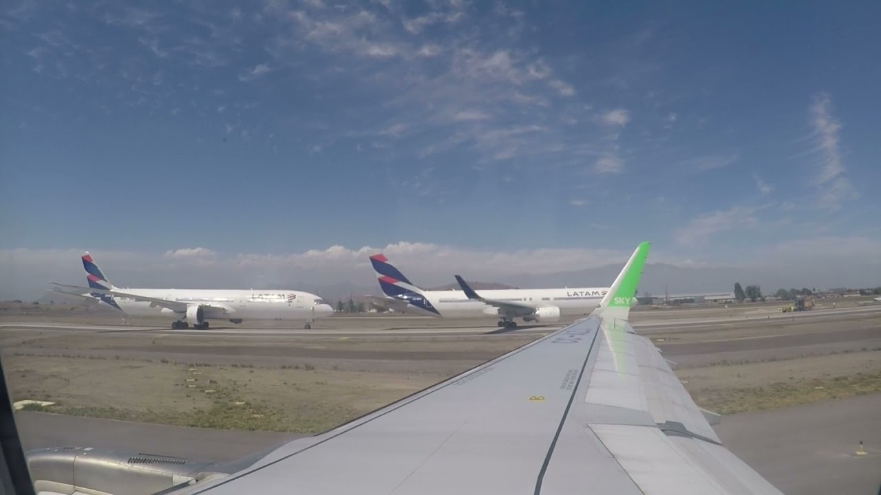 Volando desde Santiago a La Serena e Iquique (completo)