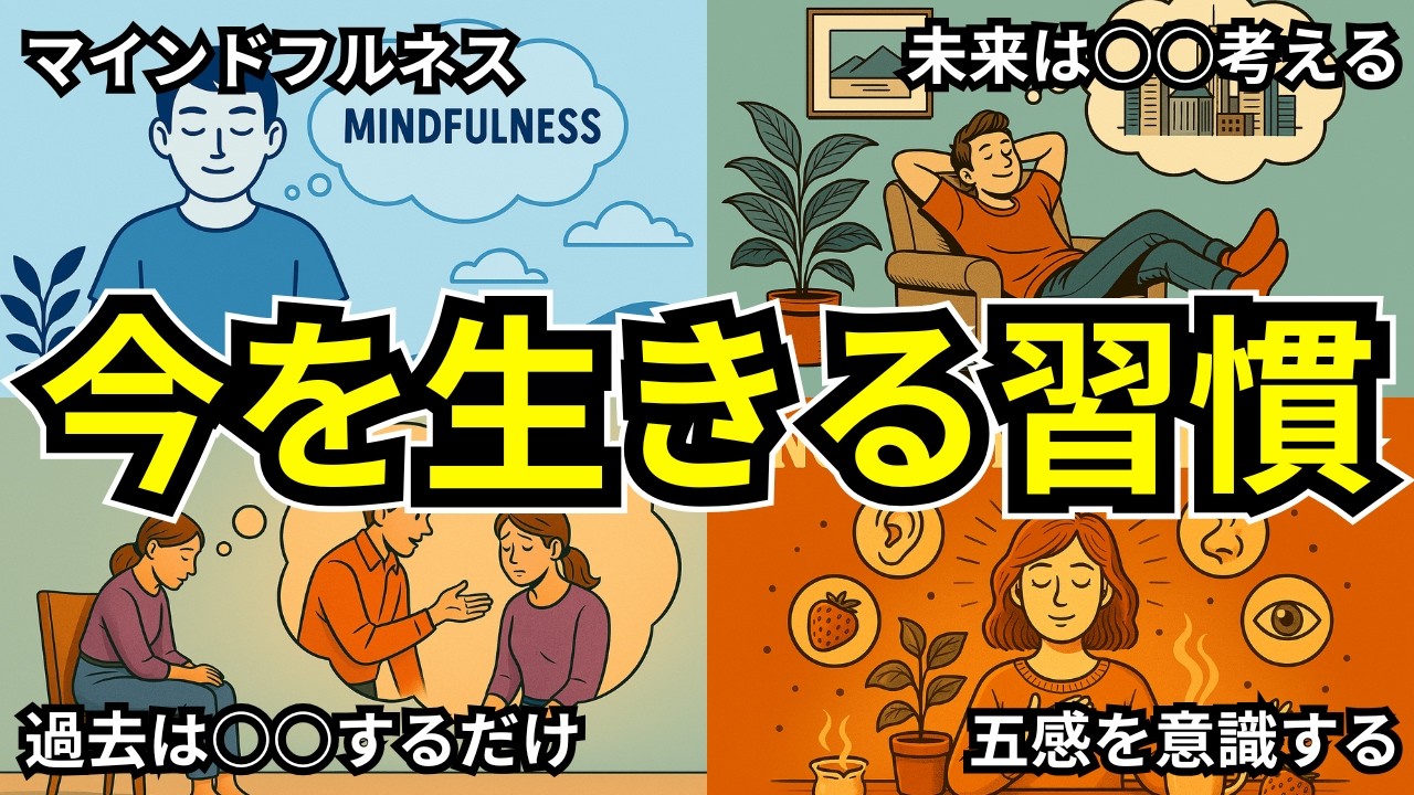 【過去も未来も捨てろ】今を生きる習慣７選
