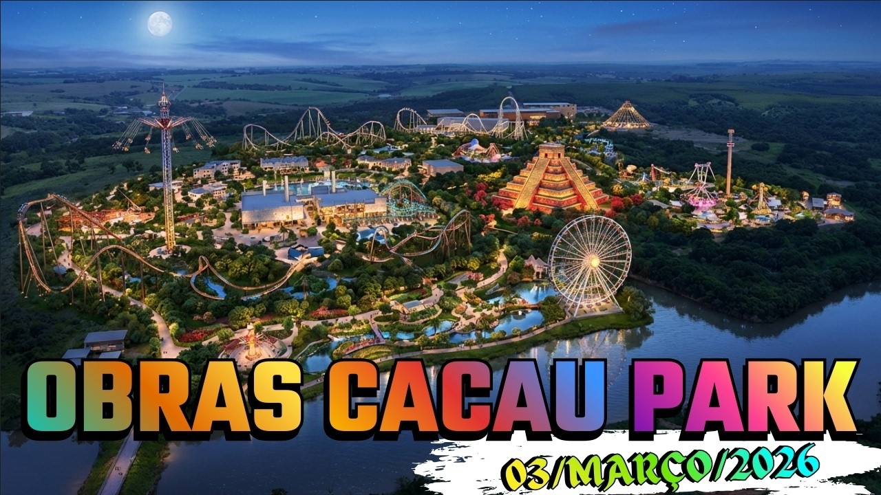 #69 CACAU PARK: A Nova Fronteira do Entretenimento! A evolução das Obras do parque da CACAU SHOW!