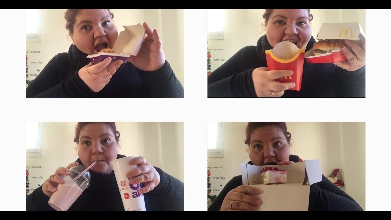 EATING SHOW MUKBANG ITA MEGA ABBUFFATA MC DONALD'S!!!!!