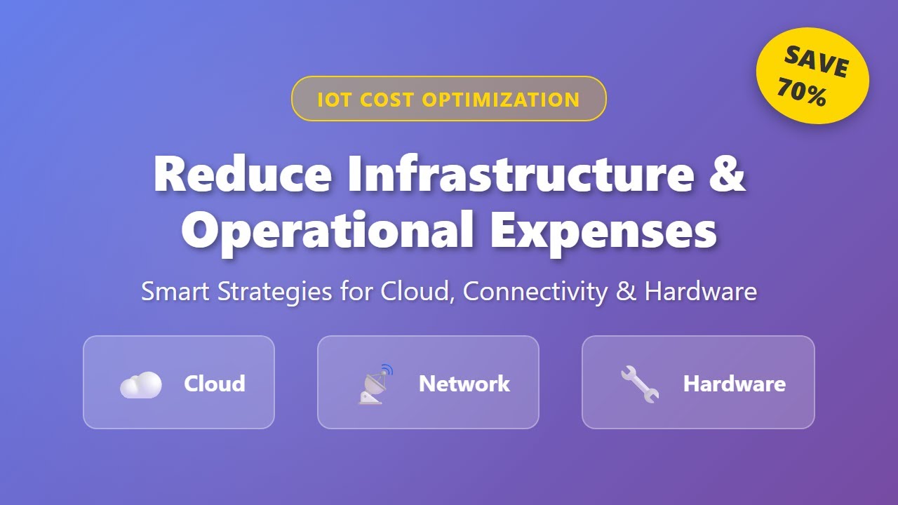 Оптимизация затрат на IoT: сокращение расходов на облачные сервисы, подключение и оборудование на...