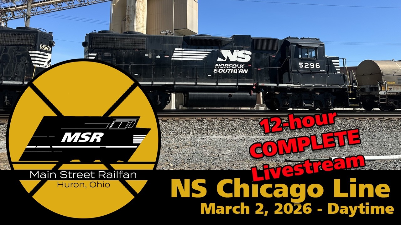 Huron, Ohio, USA | LIVE Train Camera