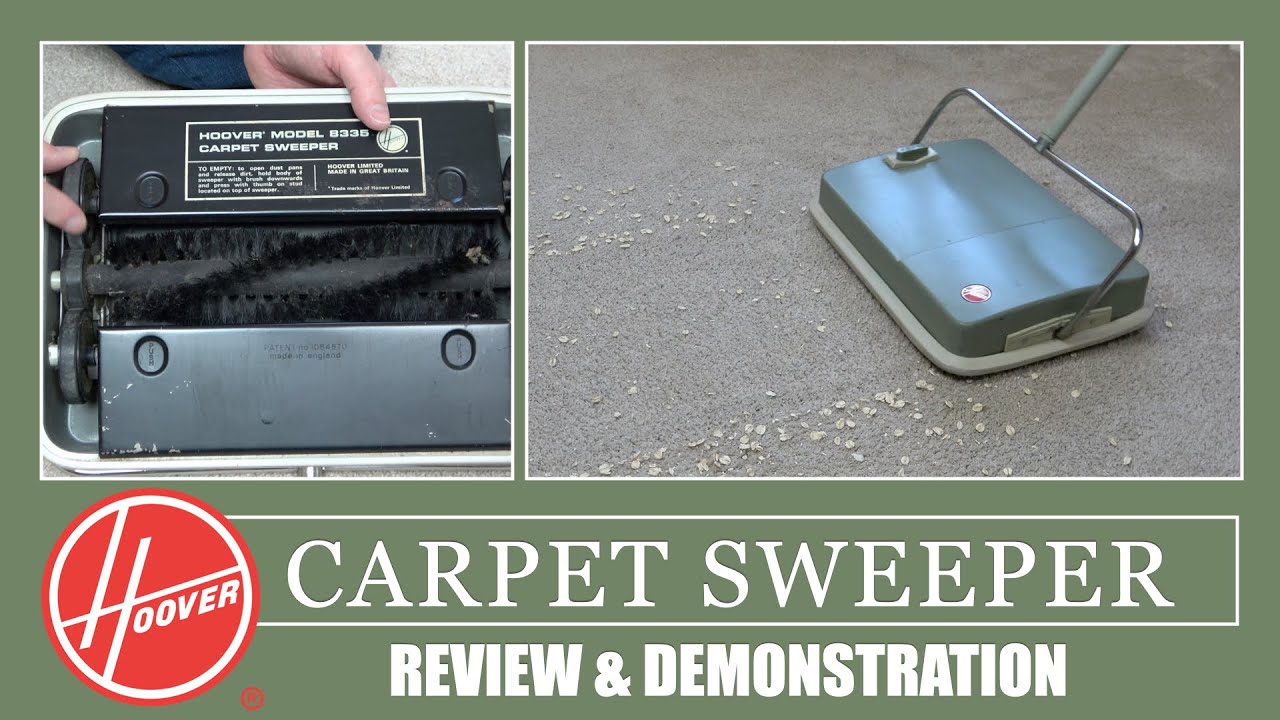 Vintage Hoover Model 8355 Carpet Sweeper Review & Demonstration