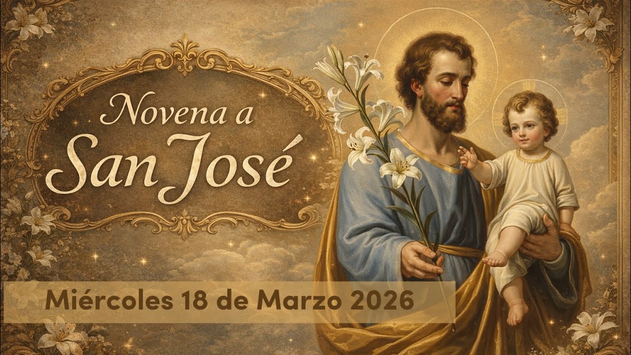 NOVENA A SAN JOSÉ 🙏🏻 “DÍA 9” 🙏🏻 Miércoles 19 de Marzo 2026 | ORACIONES A DIOS 