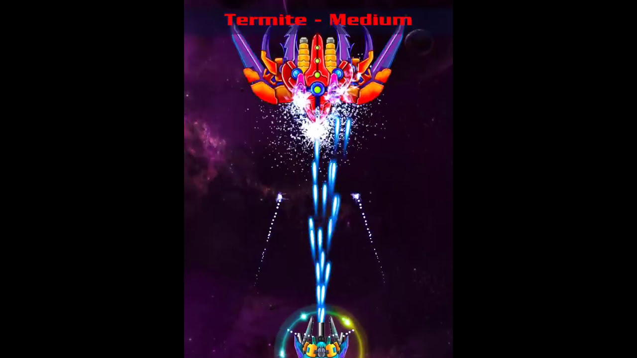 Galaxy Attack Alien Shooter Level 44 Hard Mode