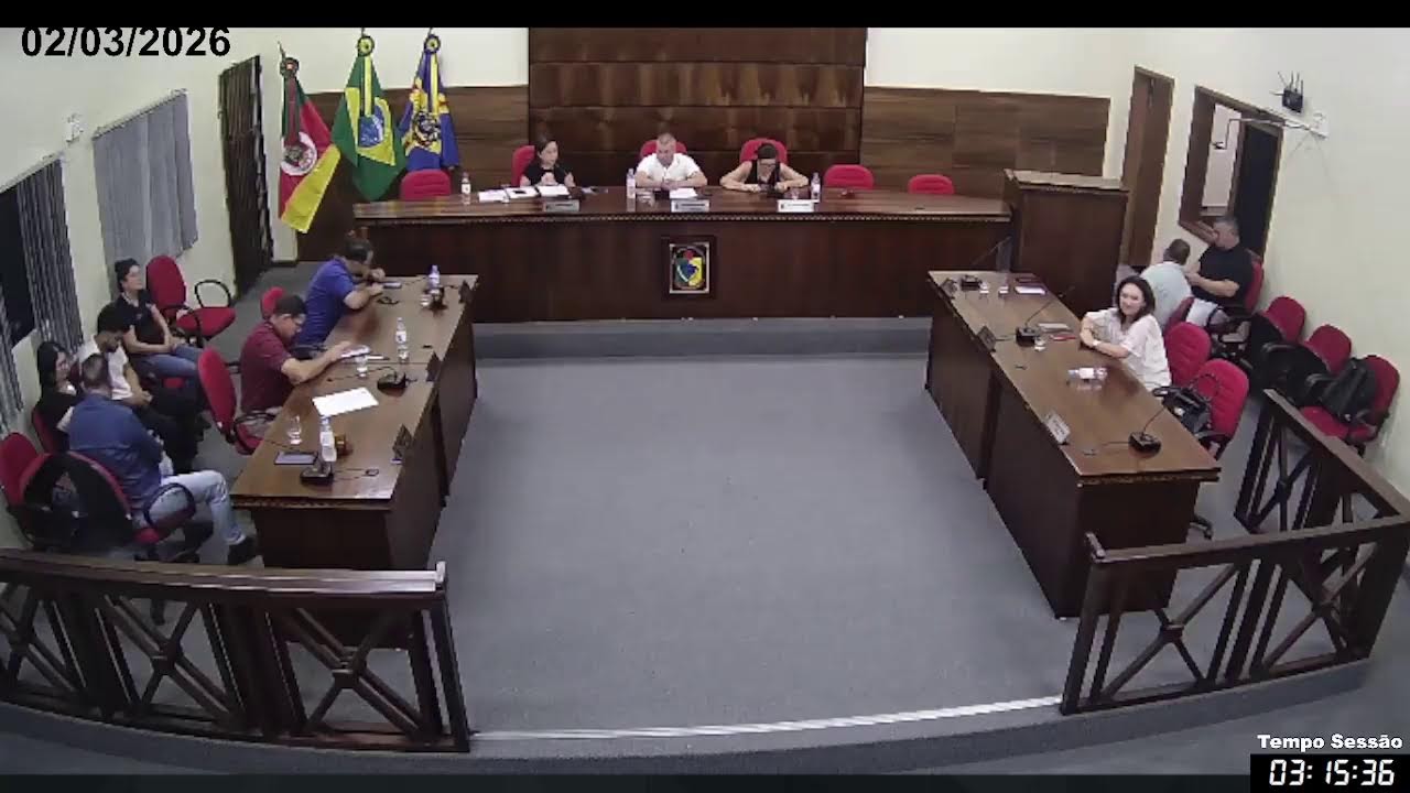 Câmara Municipal de Tapes/RS  -  Sessão Plenária Ordinária - 02/03/2026 18Hrs