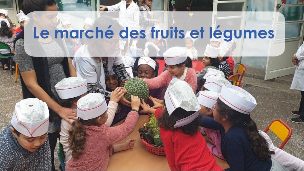 Le marché des fruits et légumes - Maternelles et CP