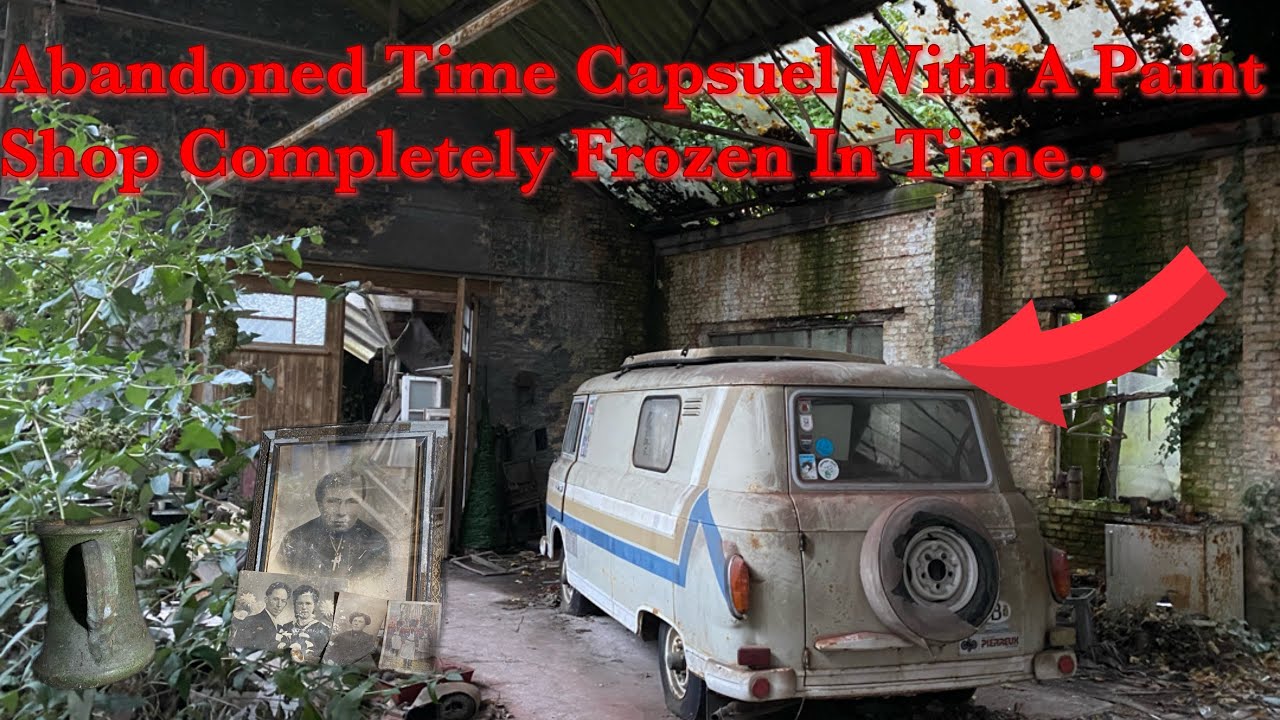 We Explore A Time Capsule With A Paint shop Completely Frozen In Time!..