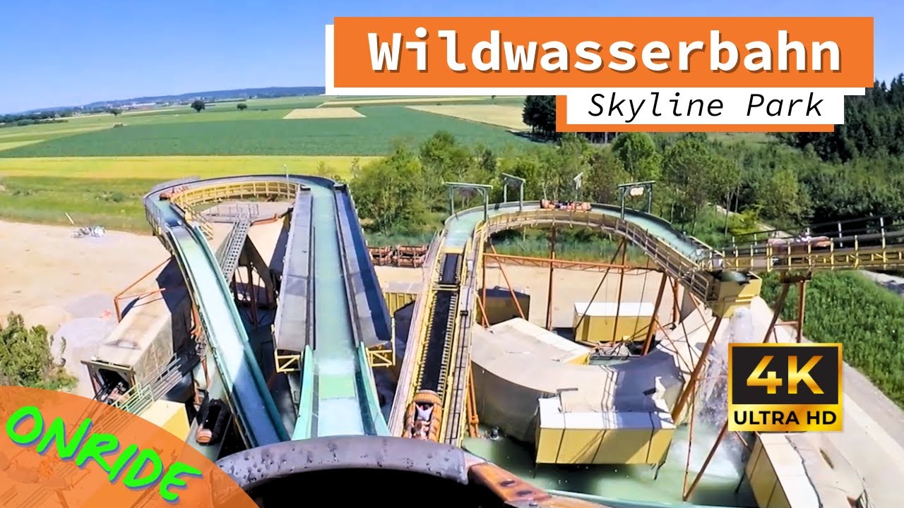 Wildwasserbahn - Skyline Park | Onride POV | 4K 60p