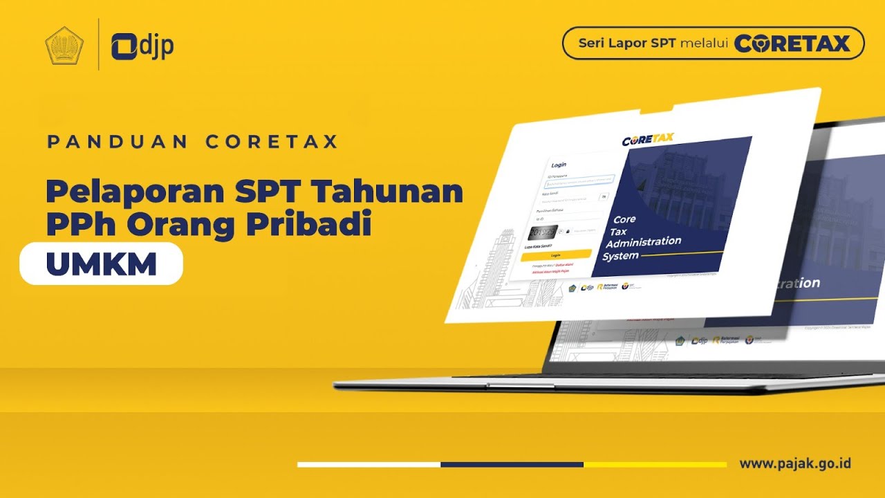 Tutorial Coretax Resmi : Panduan SPT Tahunan Orang Pribadi - Penghasilan Bruto Tertentu (UMKM)