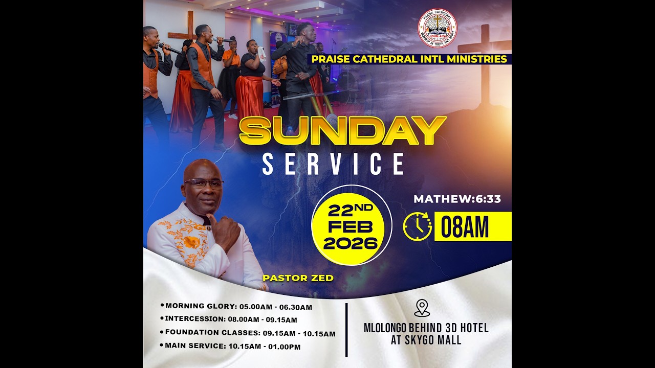 SUNDAY SERVICE | PRAISE CATHEDRAL INTL. | ON 22ND FEBUARY 2026