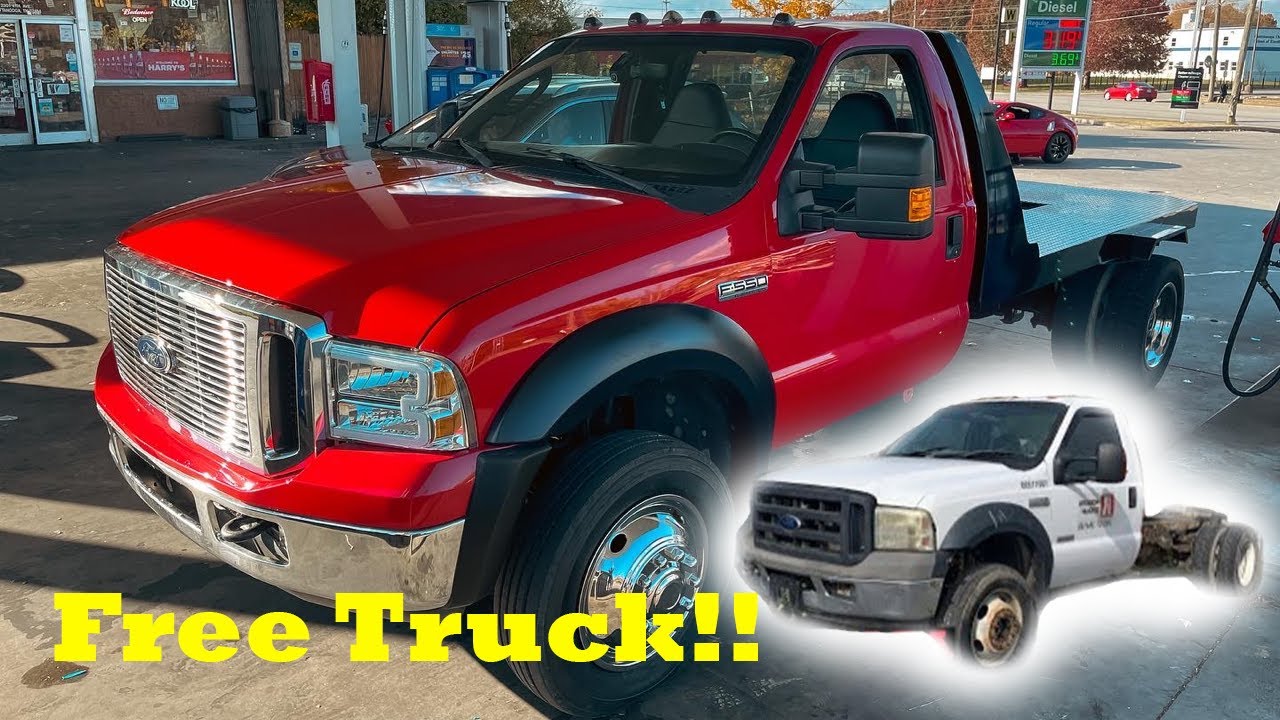 Restoring An Abandoned F550 That We Got For Free! Crazy Transformation!!!!