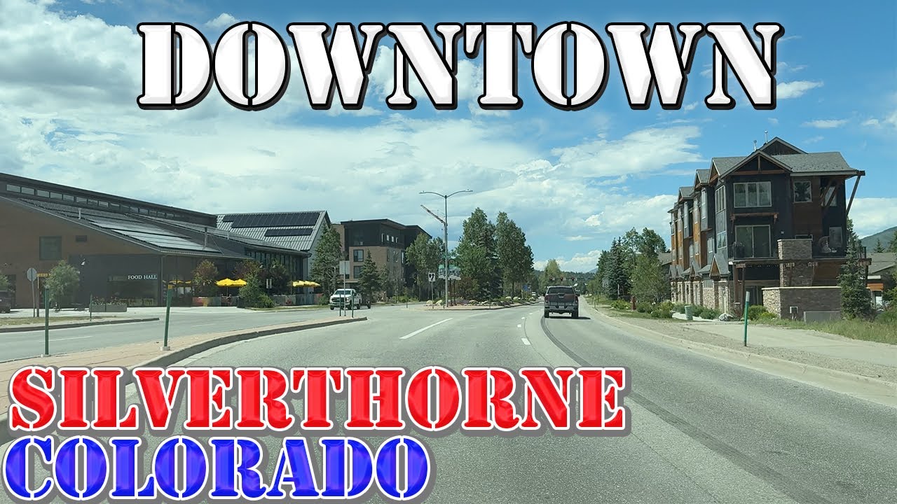 Silverthorne - Colorado - 4K Downtown Drive