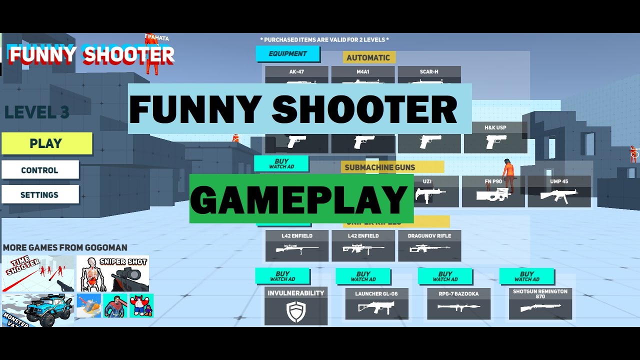 [1sTick] II FUNNY SHOOTER GAMEPLAY II