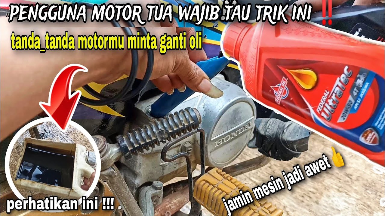 waktu yang tepat untuk mengganti oli motor supra x 100, supra x lama