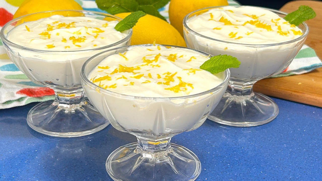MOUSSE DE LIMÓN 🌟 En 5 MINUTOS 🎉