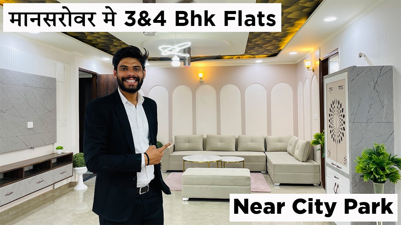 Luxury 3BHK & 4BHK Flats in Mansarover Near City Park Jaipur | Furnished Flat in Mansarover for Sale