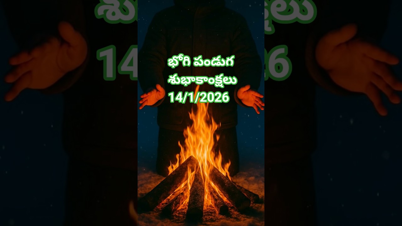 భోగి పండుగ శుభాకాంక్షలు