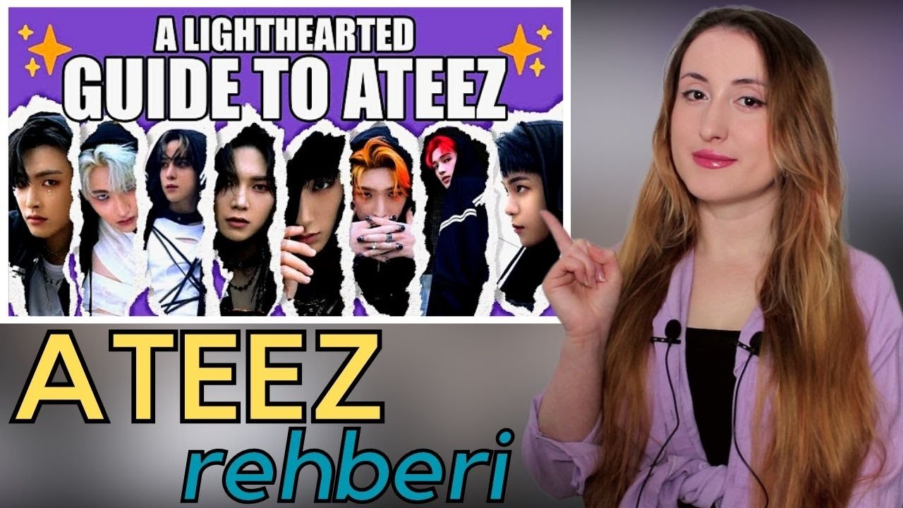 ATEEZ Tanıma Rehberi Tepki | KPOP TEPKİ | KPOP REACTION | a lighthearted guide to ATEEZ