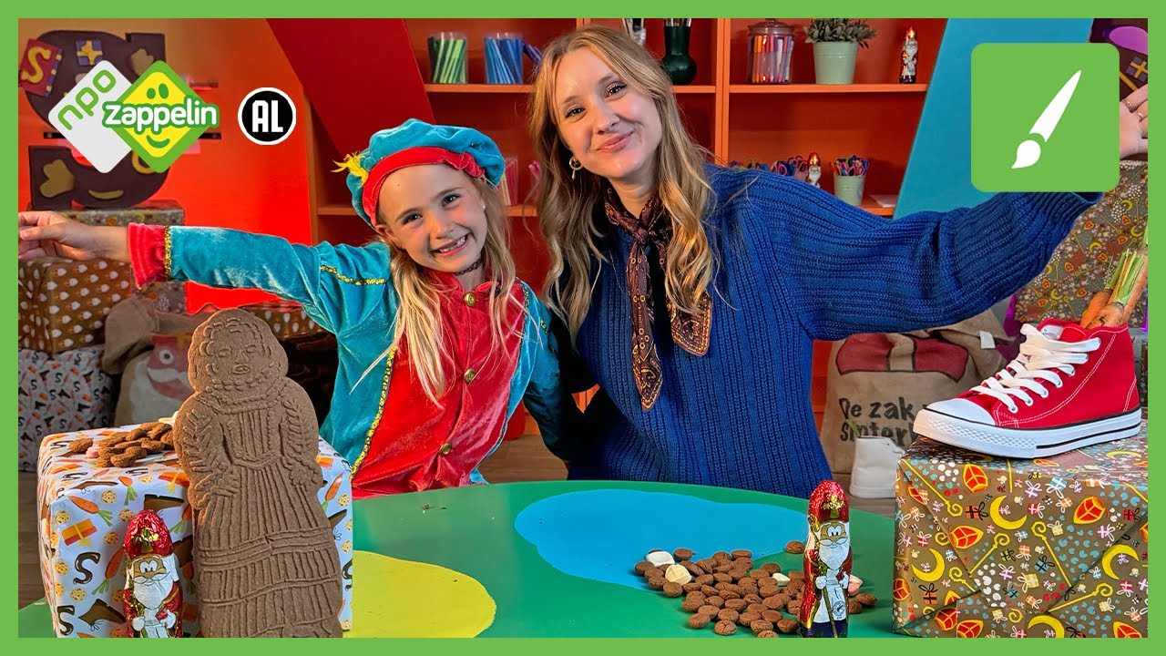 SINTERKLAAS VIEREN MET KINDEREN! | Knutselfeest x Sinterklaas | NPO Zappelin