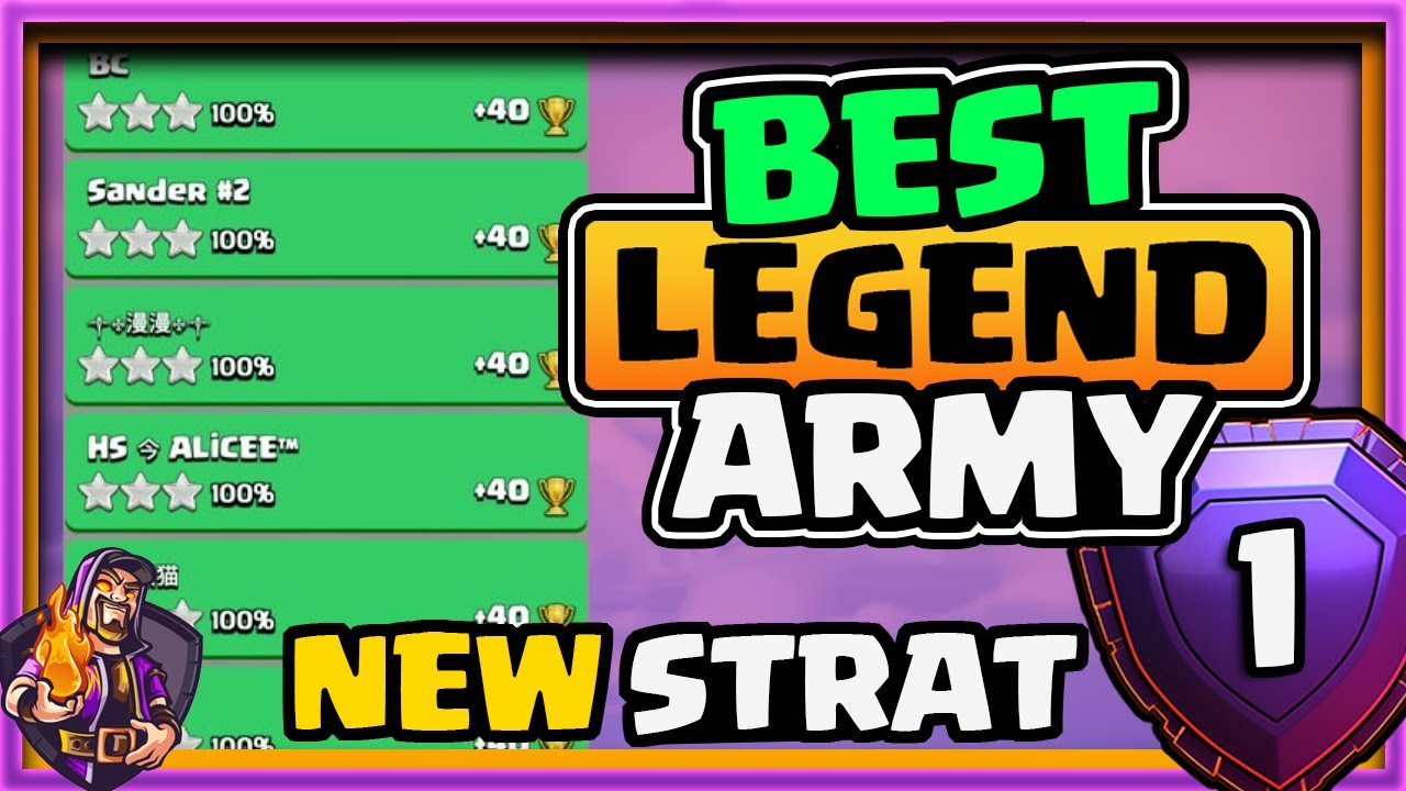 BEST TH13 Legend League attack strategy after update! | SO many triples | th13 legend league attacks