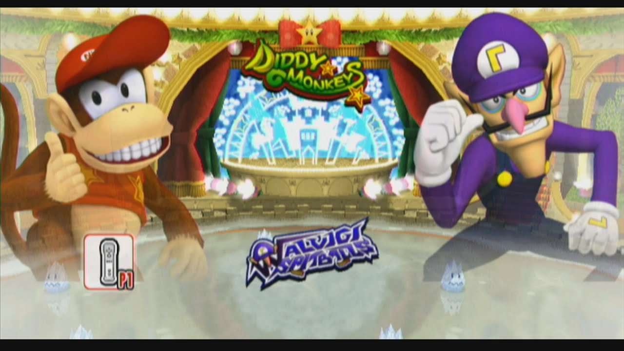 Mario Super Sluggers Season 4 Game 12 | Diddy vs Waluigi @ Peach Ice Garden