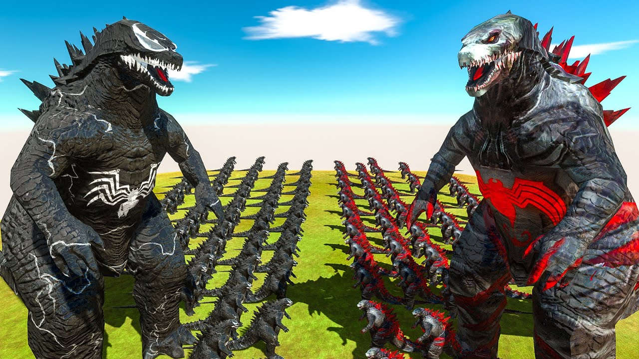 What If Growing Venomzilla VS Knull Godzilla, Size Comparison Godzilla