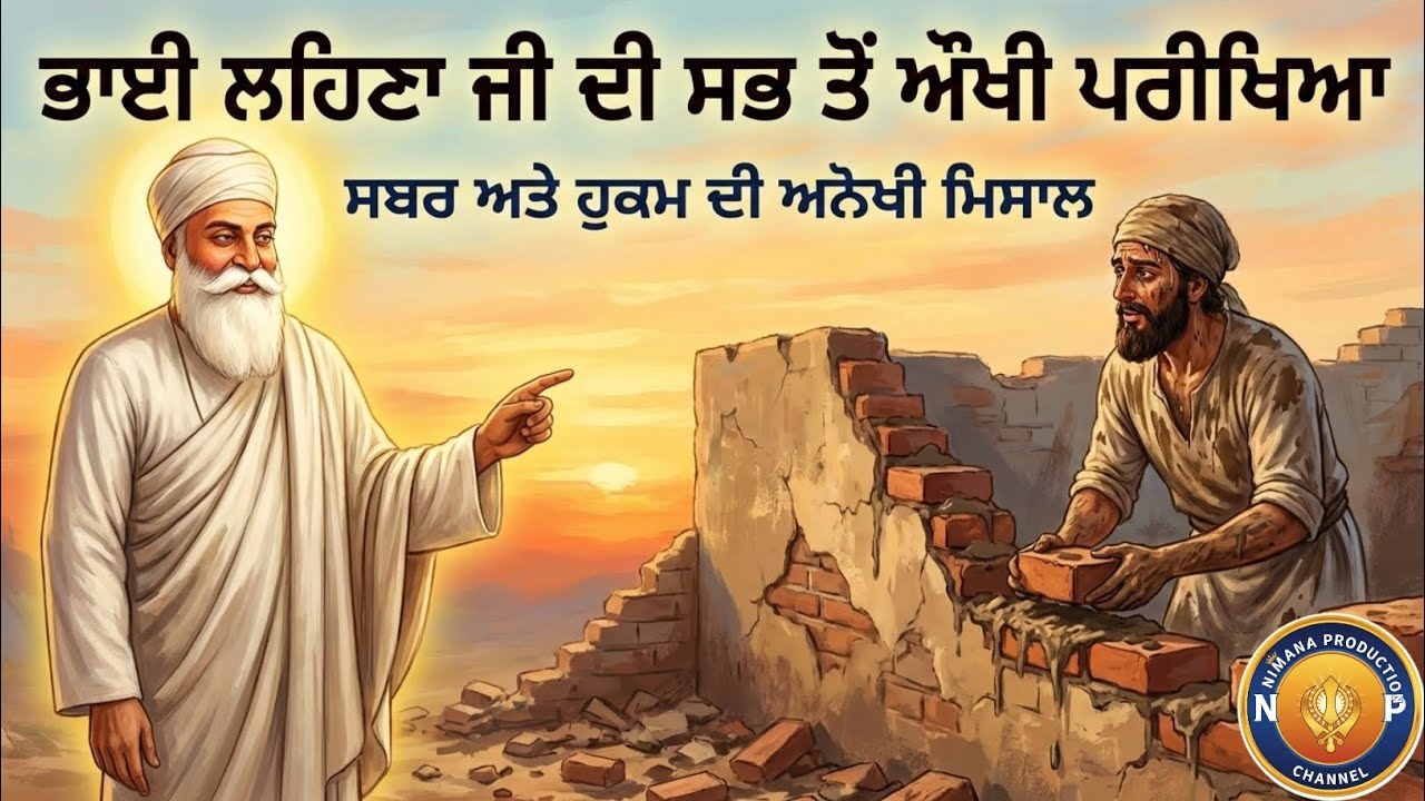 ਜਦੋਂ ਗੁਰੂ ਨਾਨਕ ਦੇਵ ਜੀ ਨੇ ਲਈ ਭਾਈ ਲਹਿਣਾ ਜੀ ਦੀ ਸਭ ਤੋਂ ਔਖੀ ਪਰੀਖਿਆ 😢 | Heart Touching Sakhi