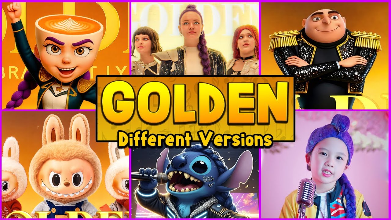Song 'GOLDEN' Huntr/x Through Different Versions 🔥| Guess The Song Golden KPOP DEMON | Saja Boys