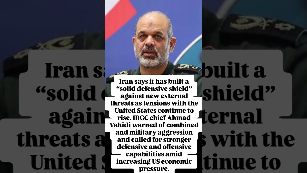Iran Says It Has Built a &ldquo;Solid Defensive Shield&rdquo; Against New Threats #iran #news #shorts