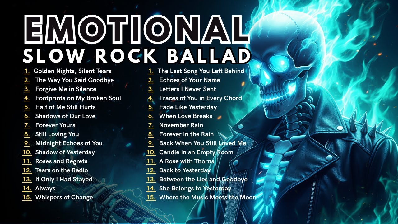 Emotional Rock Slow Hits | Timeless Love Songs That Touch the Heart