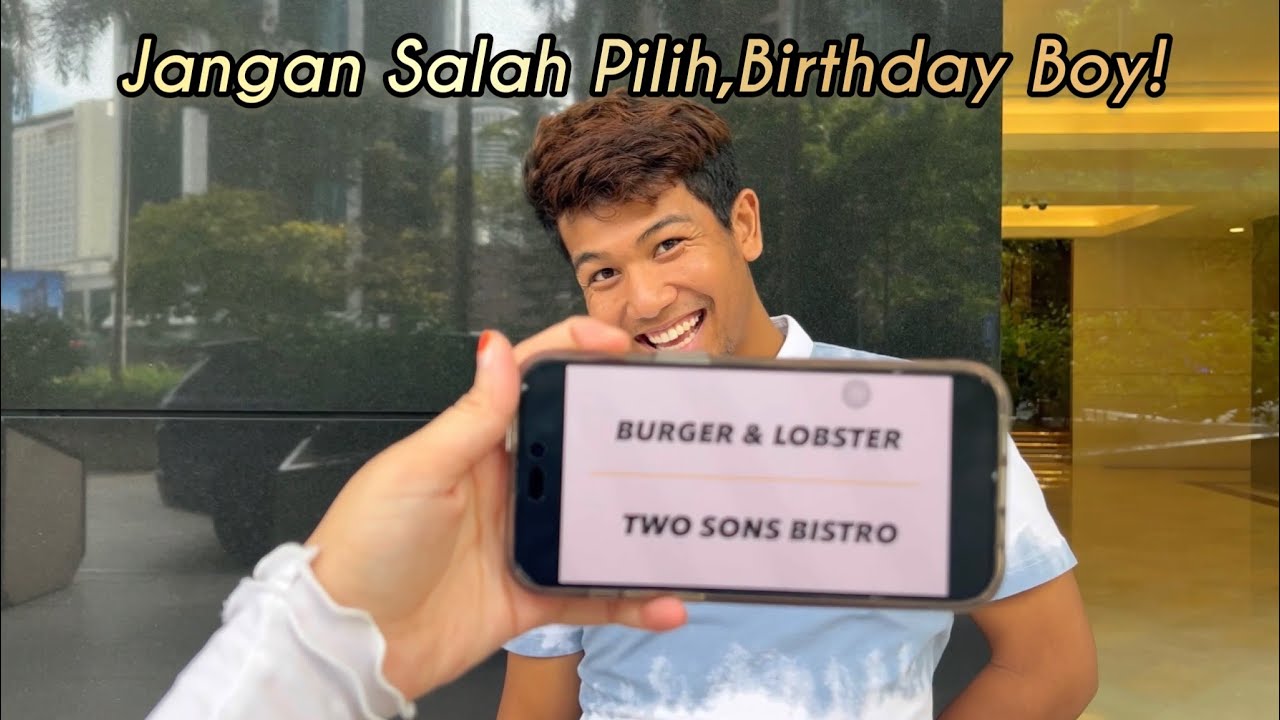 Birthday Boy Shopping Sakan 🤪