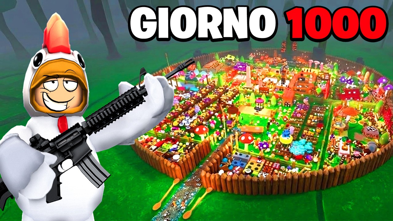 LA MIA BASE DA 1.000.000€ DI 99 NOTTI NELLA FORESTA SU ROBLOX!!