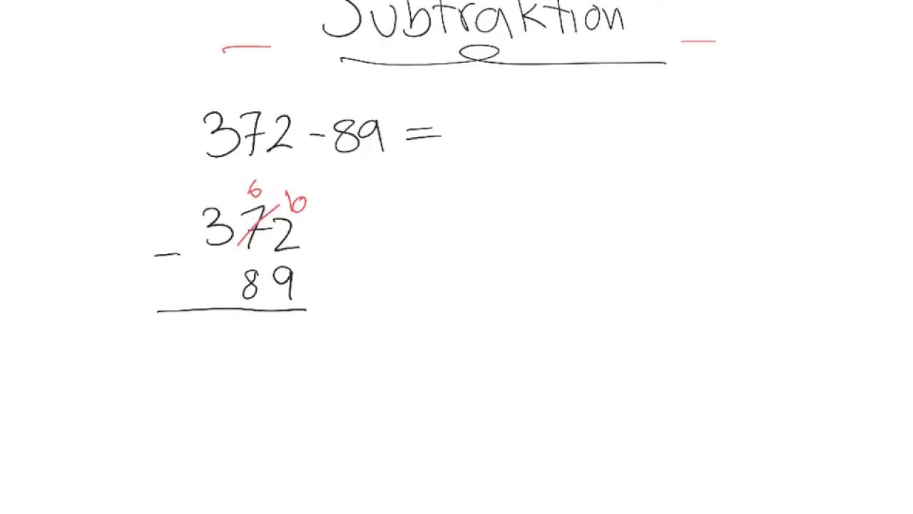 Subtraktion