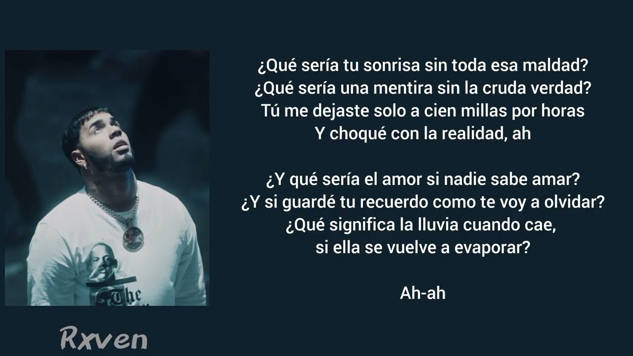 Anuel AA - Que ser&iacute;a  || Letras 