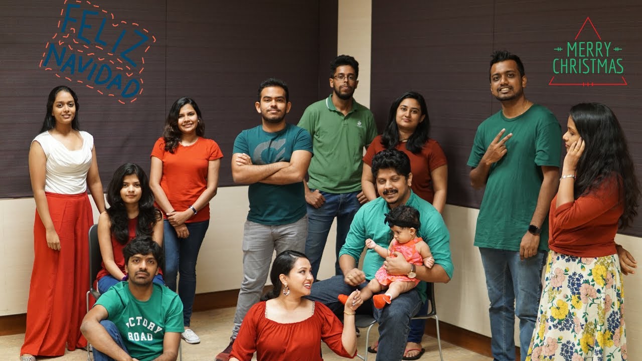 Kalakata Pera, Mary's Boy Child & Feliz Navidad by Sri Lankan students in Singapore