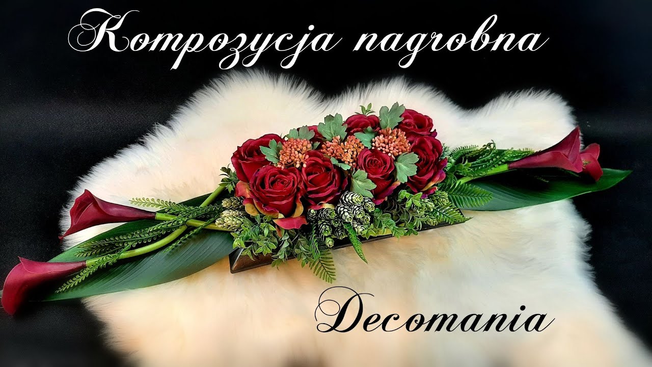 Stroik na grób łatwy do wykonania// DIY// funeral arrangement