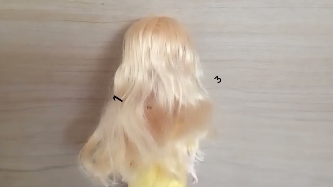 Tres peinados fáciles y lindos para tu barbie 😍
