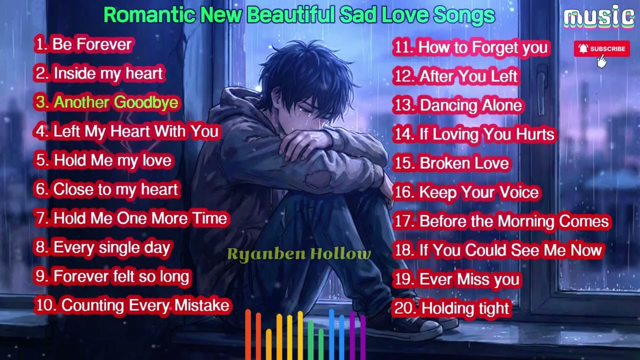 Romantic sad song feeling broken  loved deeply