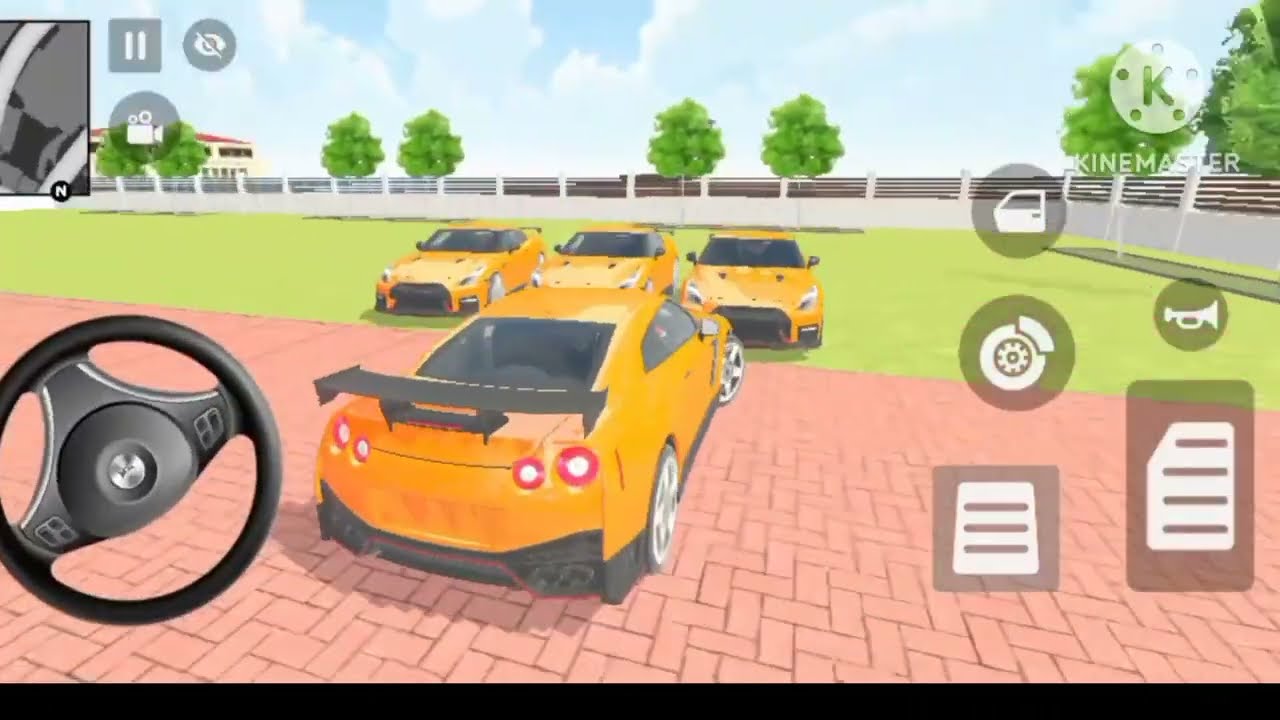  🎮Franklin order by 4️⃣Nissan GTR in Indian bike Thief Auto simulator 🎮