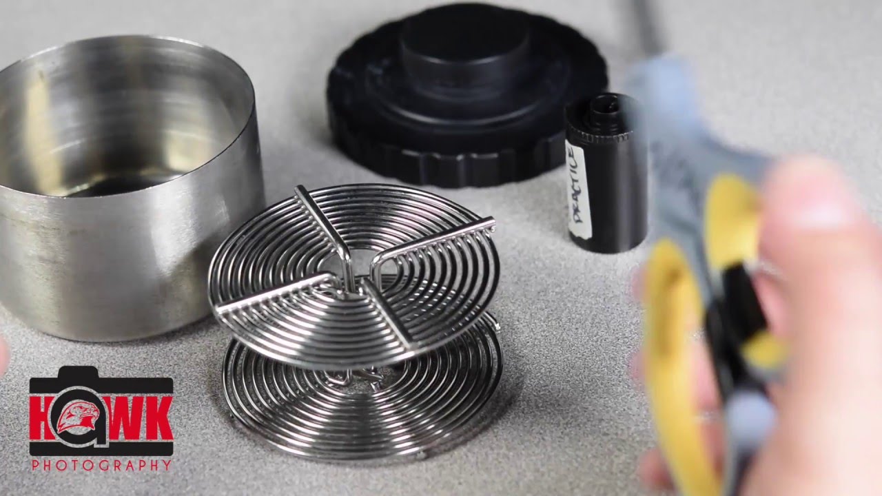 Loading 35mm Film into a Development Tank